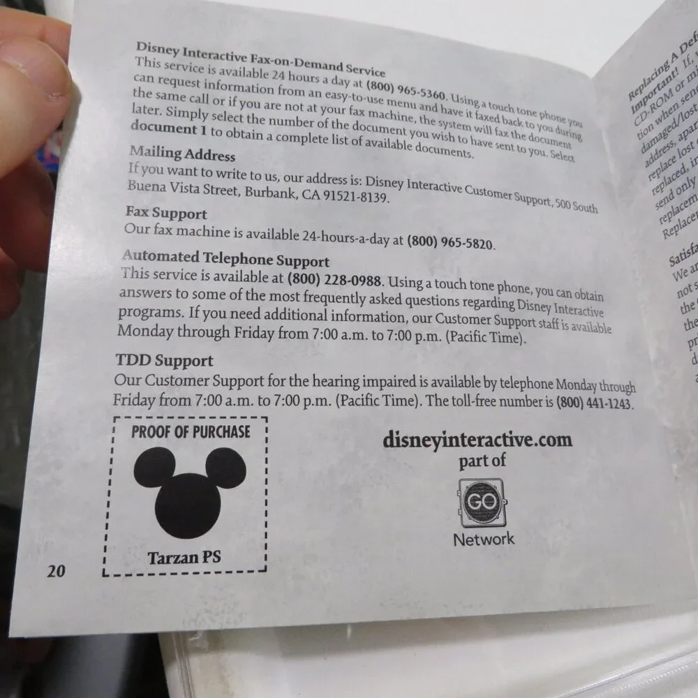 Disney Tarzan Print Studio Computer Game OUT OF DATE SOFTWARE